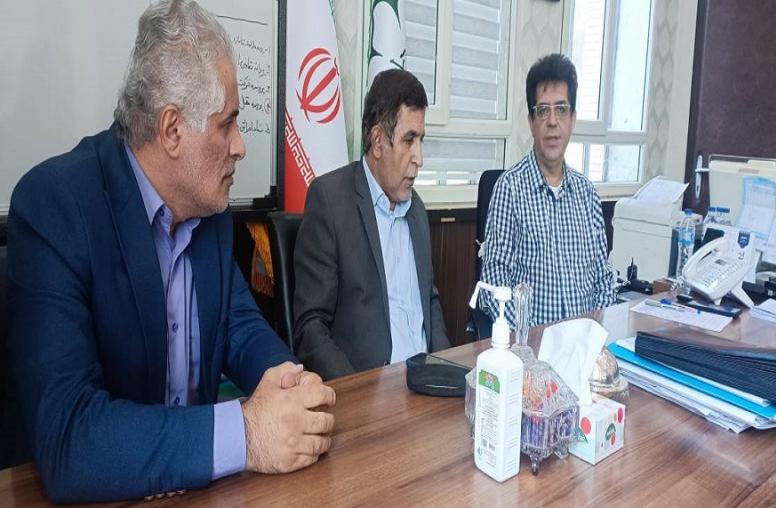دیدار دکتر ستاره و عوامل اجرایی پروژه ستاد اداره کل با شهردار منطقه یک تبریز